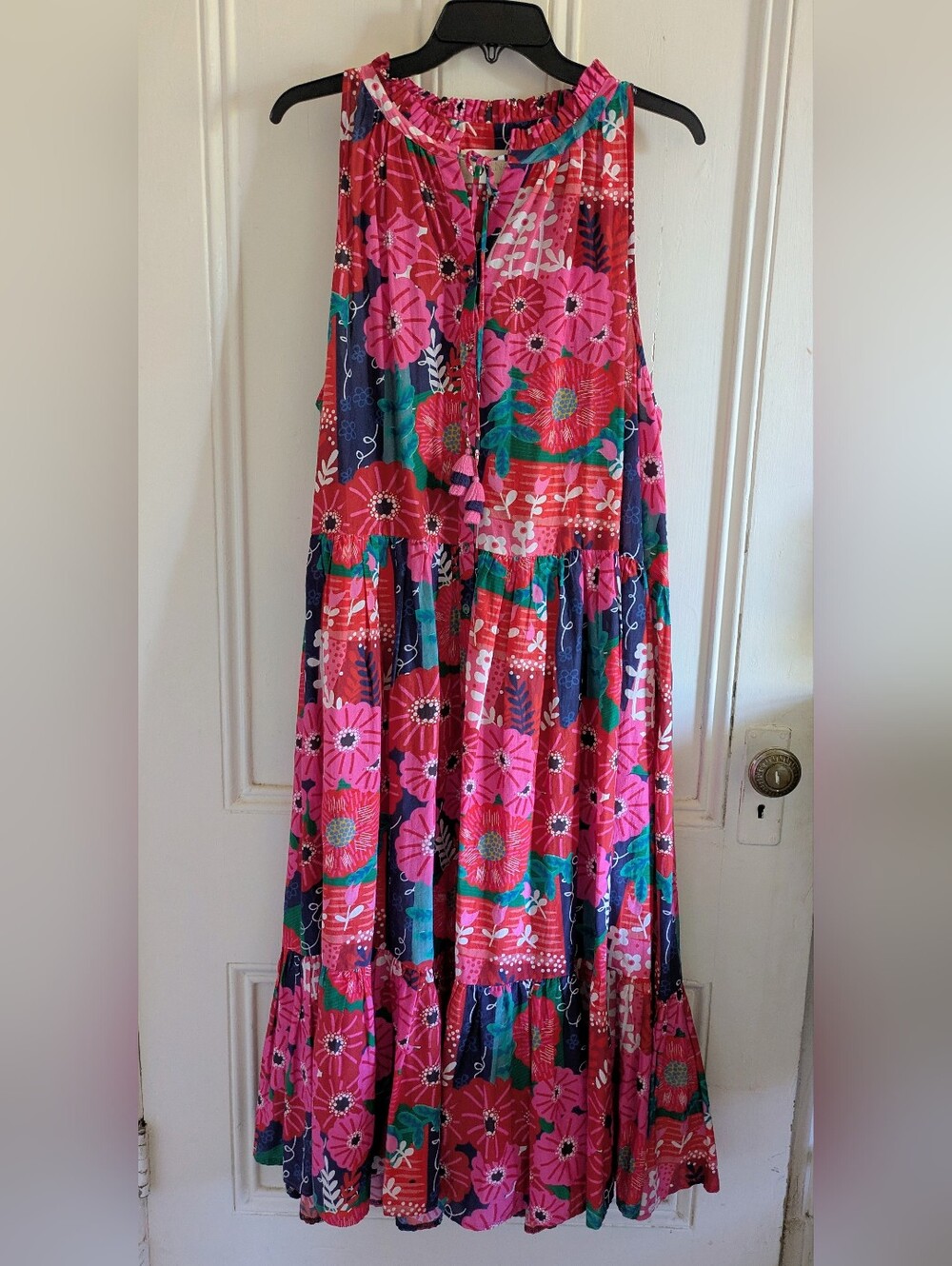 Carolina K Floral Cotton Maxi Summer Dress